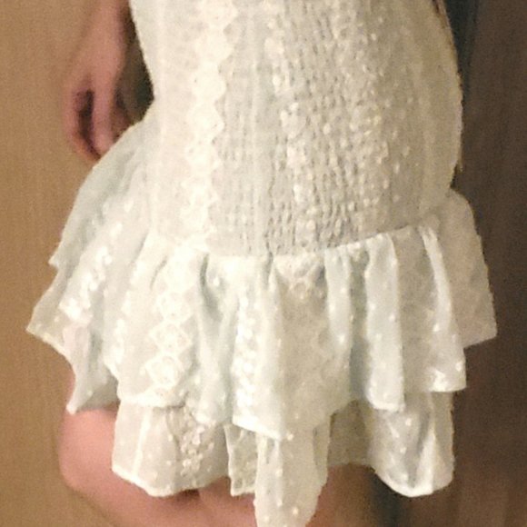 Tallulah Mint Ruffle Shabby Chic Tubetop - Picture 6 of 8